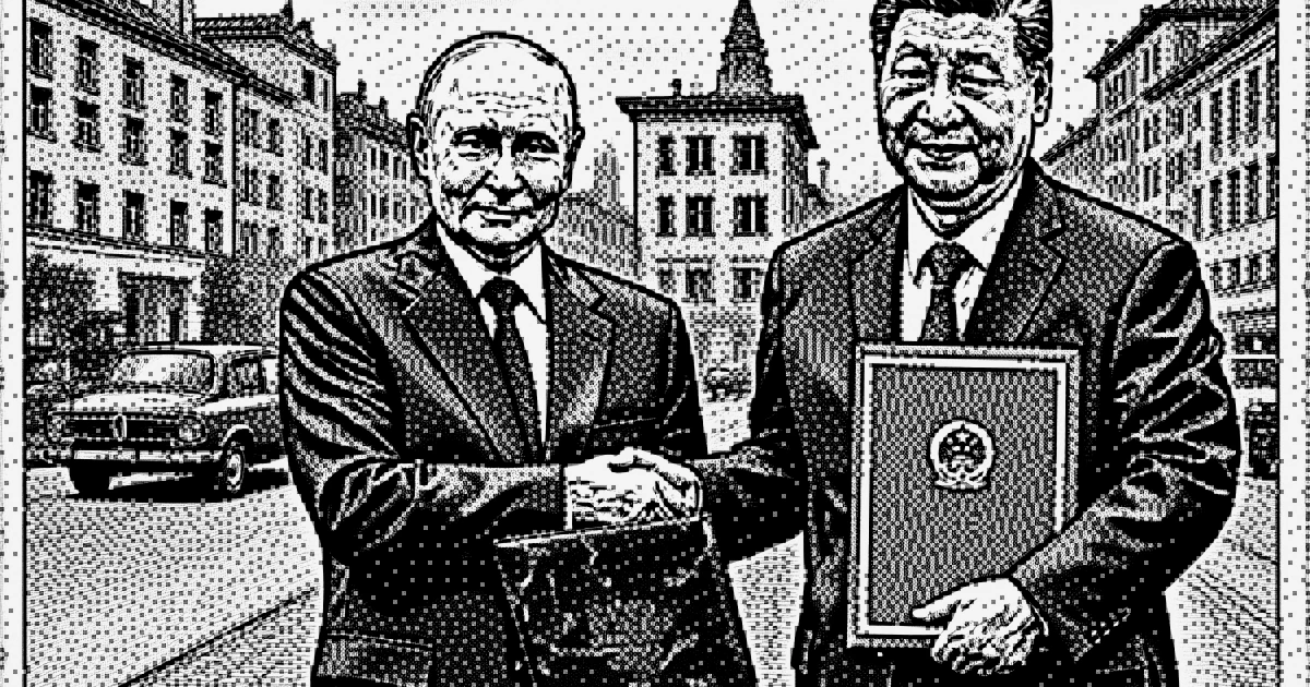 Миниатюра материала «ВЕЛИКИЙ СОЮЗ ДВУХ ГИГАНТОВ: МОСКВА И ПЕКИН ЗАКРЕПЛЯЮТ БРАТСКИЙ СОЮЗ НА БЛАГО ТРУДЯЩИХСЯ»