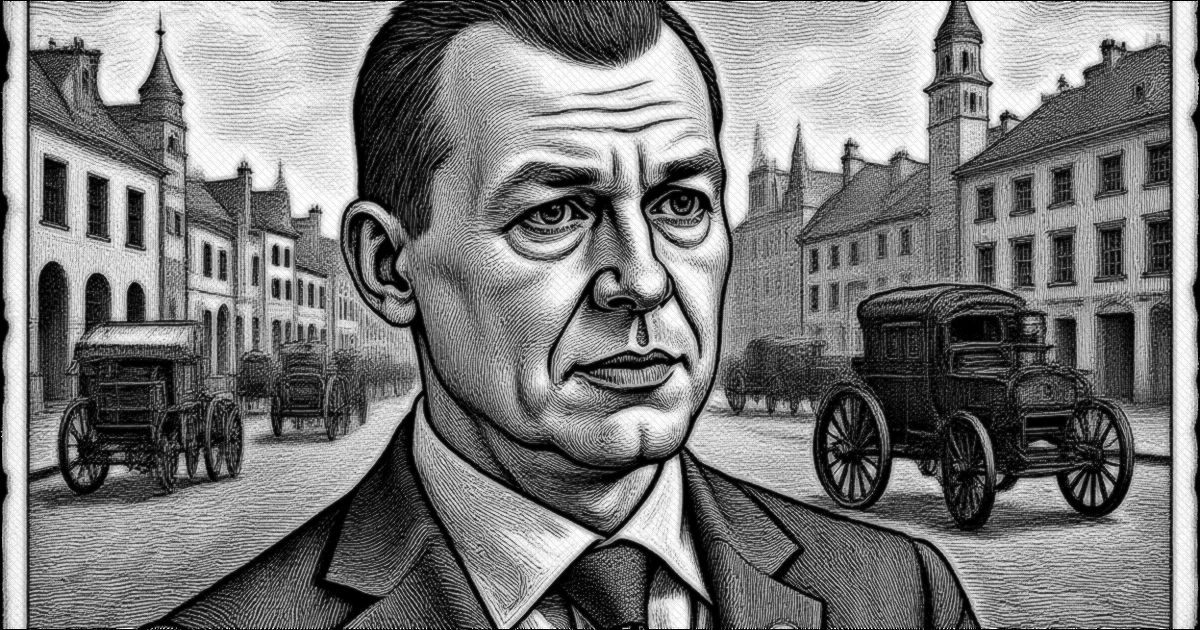Миниатюра материала «Глава о том, как глуповские чиновники вознамерились наказать румынских князьков за неуважение к флагу»